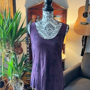 Purple Sleeveless Women's Top